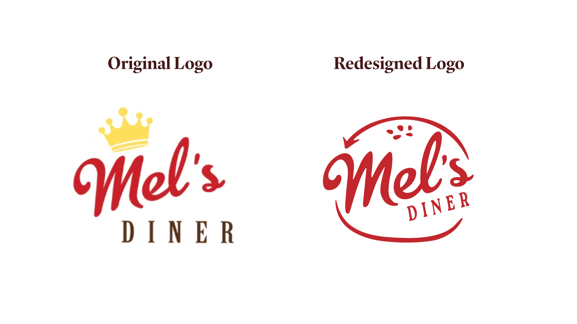 Mel's Diner: Brand Redesign — 3